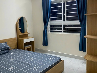 Cho thuê cc 2pn, 2wc, 55m2 chỉ với 7 triệu ở hqc 35 hồ học lãm, bình tân, hcm. nhà mới full nt 1