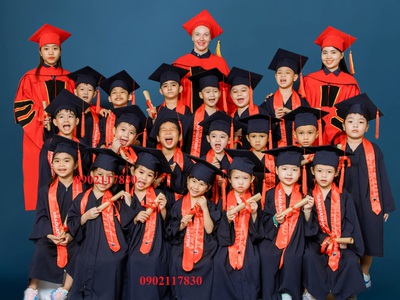 Cơ sở may áo cử nhân mầm non quốc tế giá rẻ Đồng Nai 2