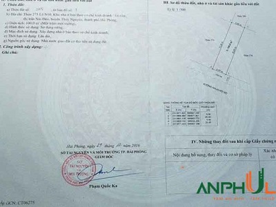 Chào bán lô đất 100m2 tại Phường Thủy Nguyên   TT Núi Đèo , TP Hải Phòng 0