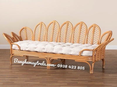 Băng ghế sofa mây cánh hoa 0