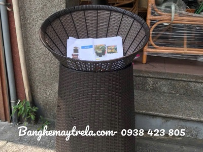 Giỏ mây nhựa trưng trái cây hoa quả 6