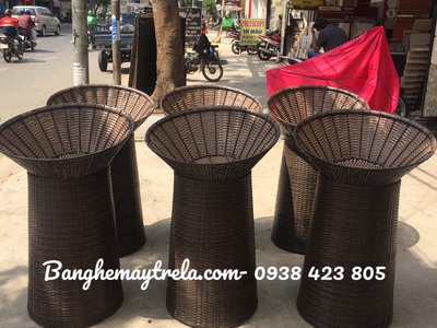 Giỏ mây nhựa trưng trái cây hoa quả 9