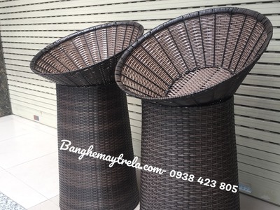 Giỏ mây nhựa trưng trái cây hoa quả 10