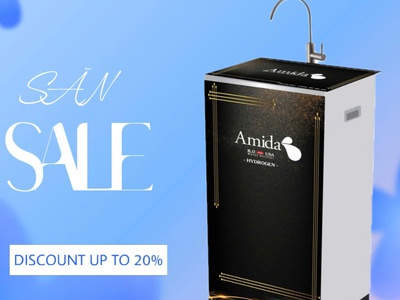 Máy lọc nước RO Amida 1 vòi cao cấp AM-10B1 0