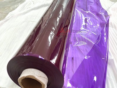 Màng pvc trong màu tím tạo điểm nhấn cho bao bì và phụ kiện 1