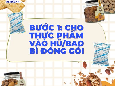 Chống ẩm 3 bước cực dễ với gói hút ẩm Clay OPP Thịnh Phong 1