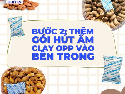 Chống ẩm 3 bước siêu dễ với gói hút ẩm Clay OPP Thịnh Phong 2
