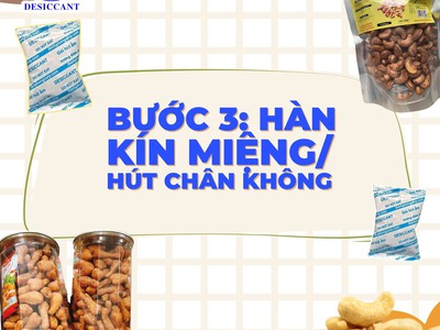 Chống ẩm 3 bước siêu dễ với gói hút ẩm Clay OPP Thịnh Phong 3