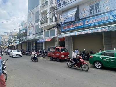 Mặt tiền lô góc  chợ vải phú thọ hoà   sẵn dòng tiền   3 tầng   57m n 5.7 chỉ 6.x 0