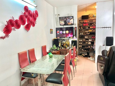 Bán nhà mặt tiền nguyễn văn nghi p.7 gò vấp ngang 4m dài 23m shcn 88,9m2 4 tầng hc đủ 3