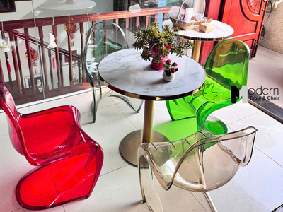 Ghế ăn nhựa đúc trong suốt nhiều màu PANTON-PC tại HCM 0