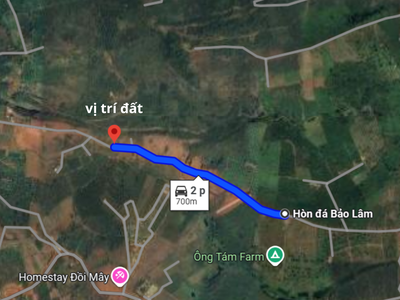 Đất Nền 540M 200M Thổ cư HỒ NGỌC, PHƯỜNG 2 BẢO LỘC 1