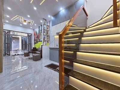 O1672  nhà mới 2 tầng trần bá giao gv, shr, vuông, hxh, 3x13m, 4.x tỷ 1