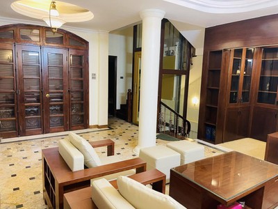 Bán biệt thự tặng giá trị sống, dương đình nghệ 253/273m, 4t, mt 8m, ô tô tránh, vỉa hè, 115 tỷ 1