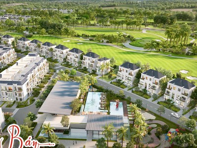 Dinh thự long biên golf villas - diện tích từ 218m - 545m2, 2 mặt tiền 15m, chân cầu trần hưng đạo 4