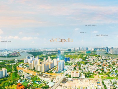 Bán căn hộ de capella q2, 76m2, 2pn, tầng 12 view đẹp, sổ hồng trao tay, giá chỉ 7.6 tỷ - cơ hội an 1