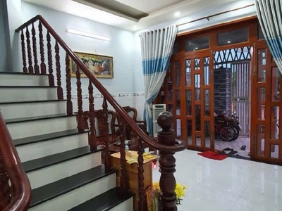 Nhà 3 tầng 85m, ngang 5m dài 17m, vuông vức,ngay nguyễn duy trinh hẻm xe tải 0