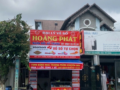 Mình cần sang 2 mặt bằng kinh doan đại lý vé số tại Dĩ An. 3