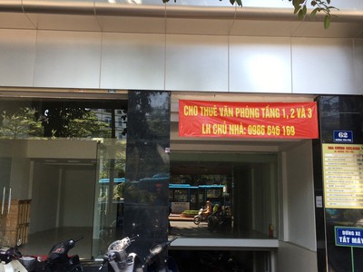 Mời thuê VP 45m2 giá rẻ tại 62 Yên Phụ. LH ngay 0929236669 3
