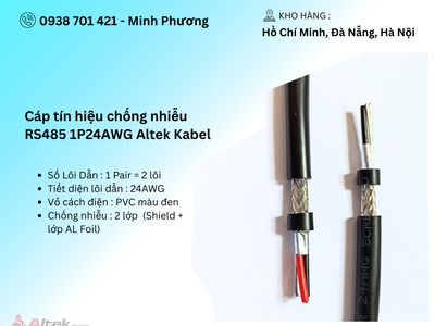 Cáp tín hiệu chống nhiễu RS485 1p24awg Altek Kabel Đà Nẵng, Quảng Bình, Hồ Chí Minh 2