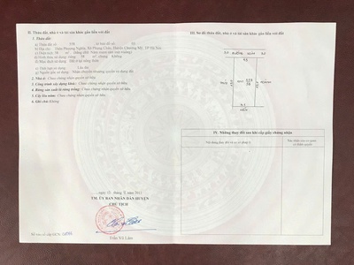 Chính chủ bán lô đất đẹp - vị trí đẹp thôn phượng nghĩa, xã phụng châu, chương mỹ, hà nội 2