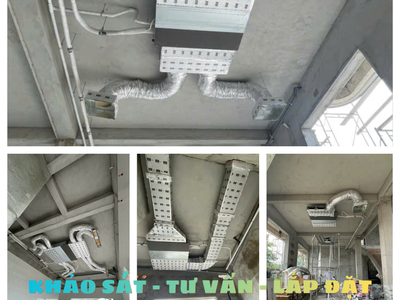 Lắp Máy Lạnh Giấu Trần Nối Ống Gió Cho Căn Hộ Cao Cấp 0