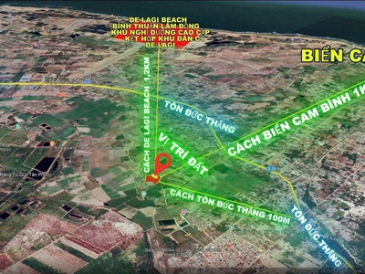 Bán 3000m2 đất gần biển cam bình, lagi giá rẻ nhất 1.5 tỷ 1