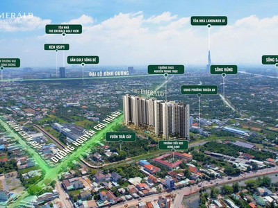 Tiện ích xanh- sống dễ dàng mỗi ngày tại the emerald garden view chỉ từ 1.39 tỷ đã sở hữu 1 căn sát 1