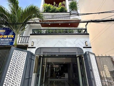 Siêu phẩm nhà phố - 5 tầng thang máy - full nội thất cao cấp - hẻm 8m ô tô thông- hà huy giáp q12 0