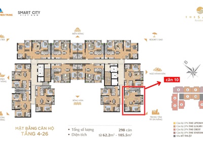 Bán căn hộ 1pn độc quyền tại the sang residence cơ hội sở hữu lâu dài tại tâm điểm du lịch đà 4