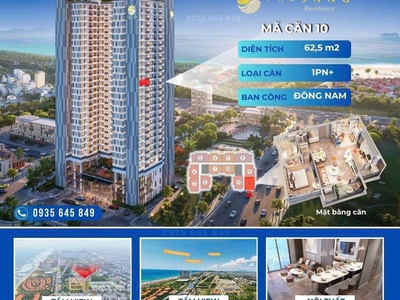 Bán căn hộ 1pn độc quyền tại the sang residence cơ hội sở hữu lâu dài tại tâm điểm du lịch đà 0