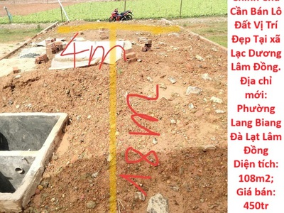 Đất đẹp - giá tốt - chính chủ cần bán lô đất vị trí đẹp tại xã lạc dương lâm đồng 0