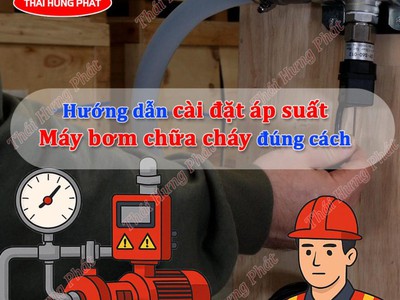 Hướng dẫn cài đặt áp suất máy bơm chữa cháy đúng cách 0