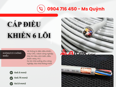 Cáp điều khiển Altek Kabel 6x0.5, 6x0.75, 6x1.0, 6x1.5 Đà Nẵng, Hà Nội 0