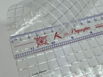 Màng nhựa pvc lưới 10mm thích hợp công nghiệp, đóng gói 1