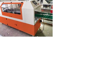 Máy dán hộp giấy tự động, máy dán 2 đầu hộp giấy bằng keo nóng 0