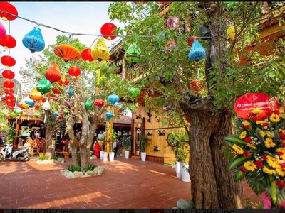 Bán đất đẹp đang kinh doanh nhà hàng - mặt tiền đường hùng vương, tt. dầu tiếng, bình dương 4