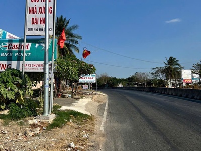 Bán 1200m2 đất nhà xưởng mặt tiền ql1a, thị trấn tân minh, hàm tân, bình thuận. thuận tiện kinh 1