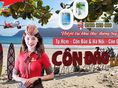 Vietjet mở lại đường bay Côn Đảo từ 03/12/2025 0