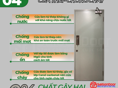 Giải pháp cửa thoát hiểm chuẩn quy định - Lựa chọn từ SaiGonDoor 0