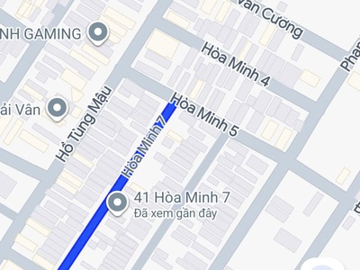 Bán đất tặng nhà mặt tiền hòa minh 7 vị trí cực đẹp 0