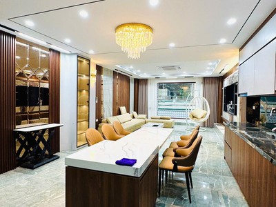 Nhà đẹp thạch bàn 80m2 7t, mặt tiền 5m, lô góc gara 2 ô tô, kinh doanh - 22 tỷ 0