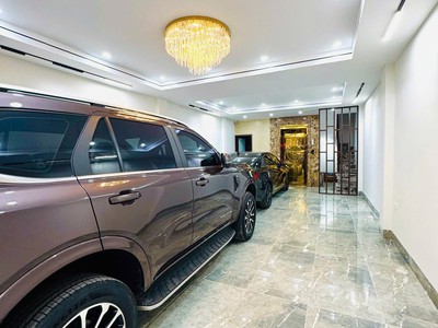 Nhà đẹp thạch bàn 80m2 7t, mặt tiền 5m, lô góc gara 2 ô tô, kinh doanh - 22 tỷ 2