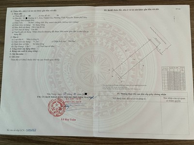 Bán nhà 4 tầng 76m gần biển trần phú sổ hoàn công 2