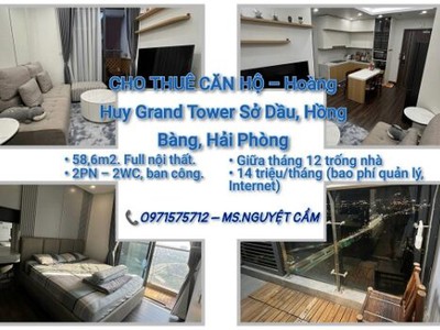 Cho thuê căn hộ chính chủ hoàng huy grand tower sở dầu, hồng bàng, hải phòng 4