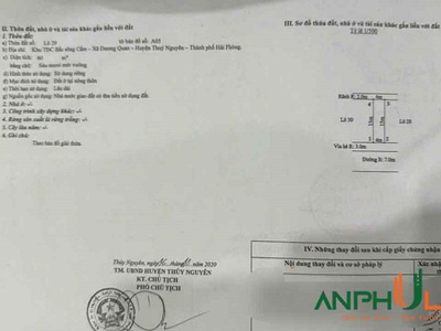 Chính chủ gửi bán lô đất vị trí vàng tại khu A Bắc Sông Cấm, Phường Thủy Nguyên 0