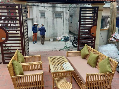 Sofa mây tự nhiên phòng khách kiểu đơn giản 3