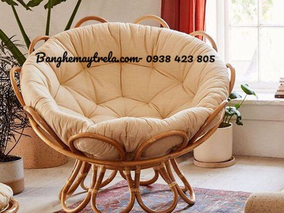 Ghế mây hoa papasan 3