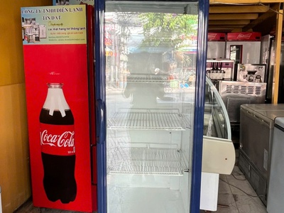 Thanh lý tủ mát 1 cửa hiệu Pepsi dung tích 400 lít - Nhập khẩu Thái Lan - mới 90 0