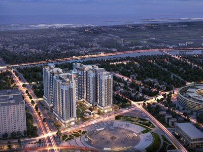 Căn 2PN giá từ 2.9 tỷ full nội thất liền tường cao cấp - FPT PLAZA 4 1